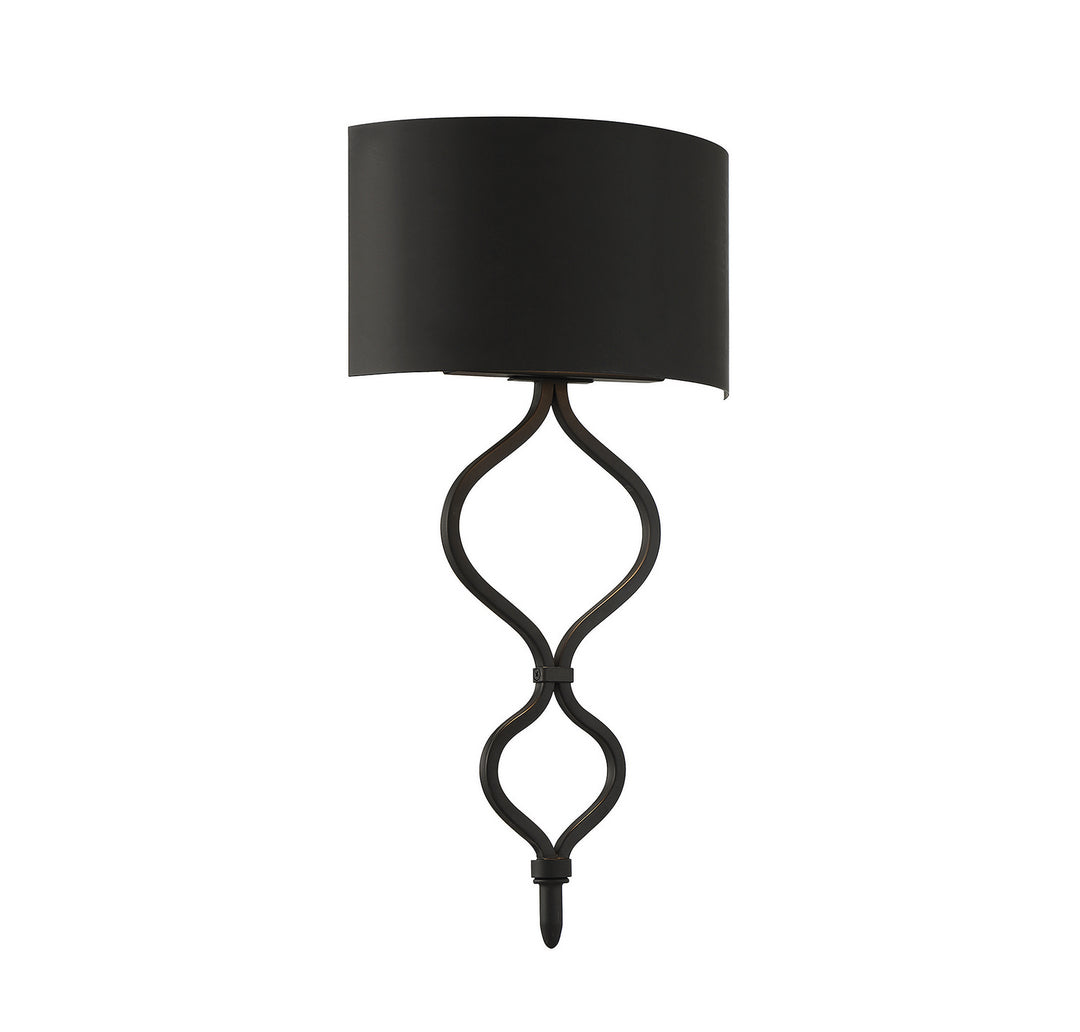 Savoy House Como 9-6520-1-89 Wall Sconce Light - Matte Black