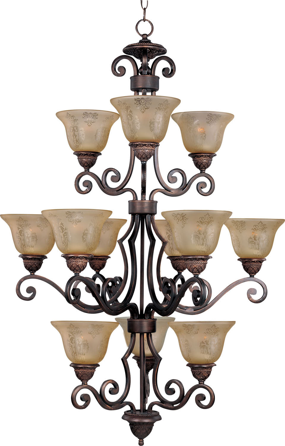 Maxim Symphony 11238SAOI Chandelier Light - Oil Rubbed Bronze