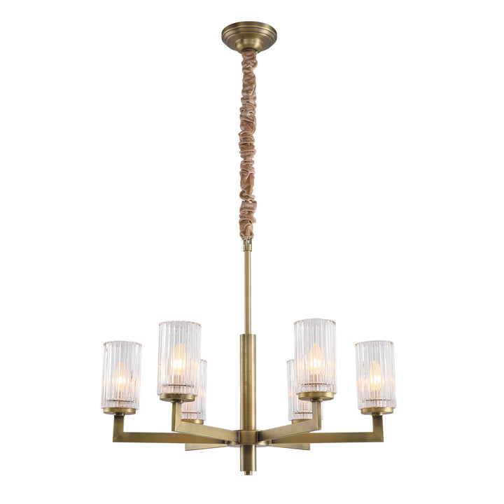 Kanova & Co. Corricella KCH0101-6AB Chandelier Light - Francesco Brass