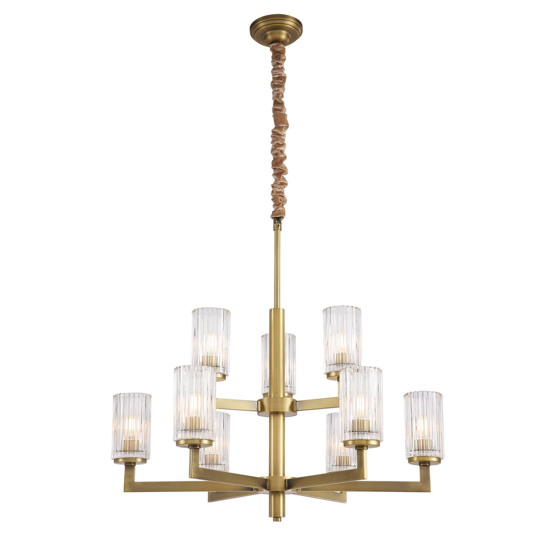 Kanova & Co. Corricella KCH0101-9AB Chandelier Light - Francesco Brass