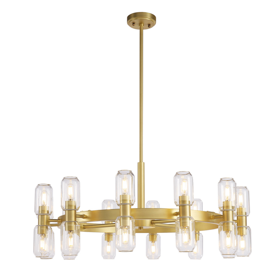 Kanova & Co. Manarola KCH0105R-24NB Chandelier Light - Louise Brass