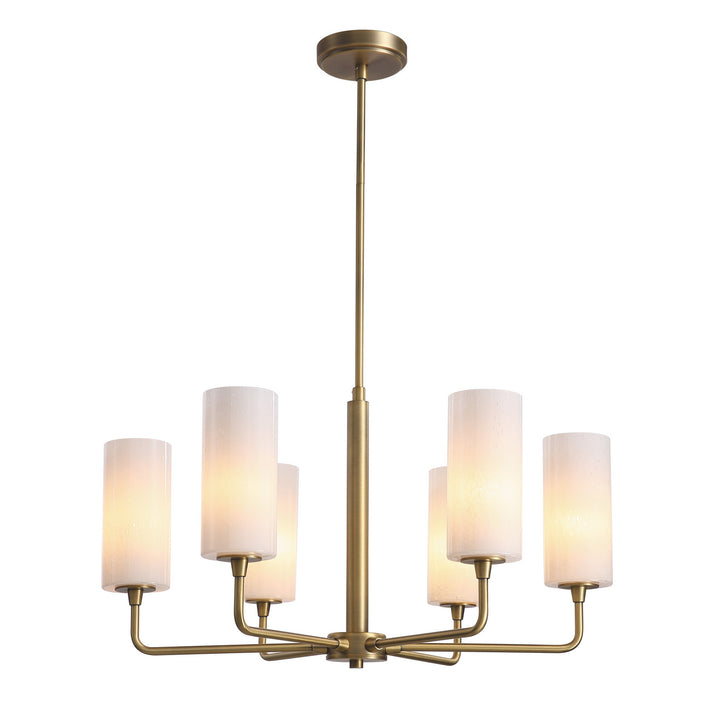 Kanova & Co. Ortona KCH0108-6ANB Chandelier Light - Rembrandt brass