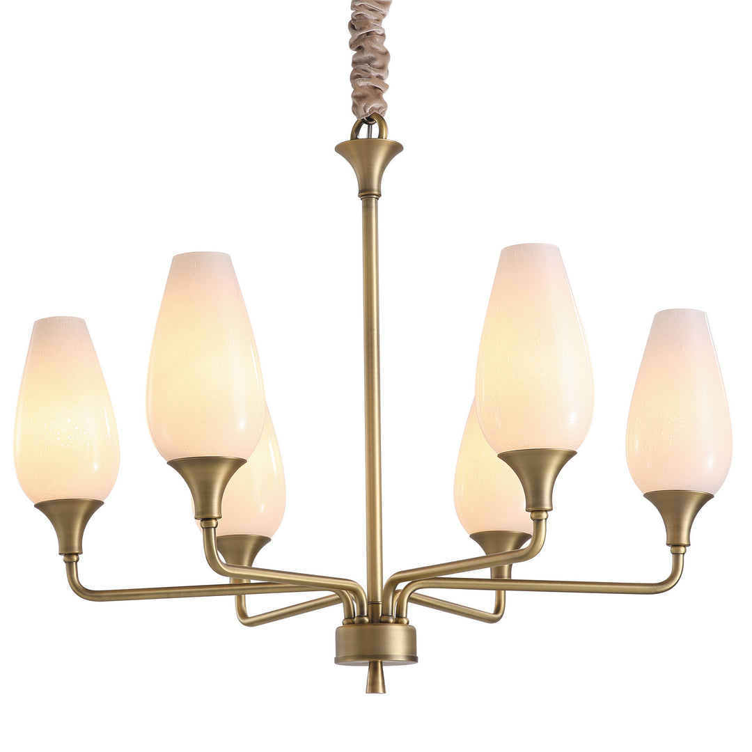 Kanova & Co. Vipiteno KCH0111-6ANB Chandelier Light - Rembrandt brass