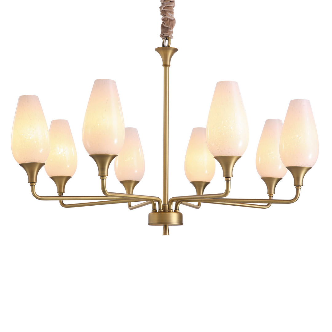 Kanova & Co. Vipiteno KCH0111-8ANB Chandelier Light - Rembrandt brass