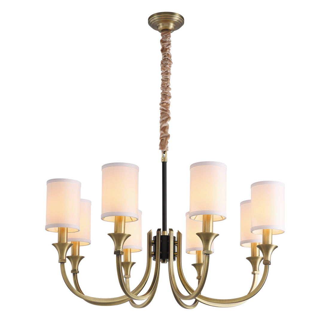 Kanova & Co. Pacentro KCH0112-8AB Chandelier Light - Francesco Brass