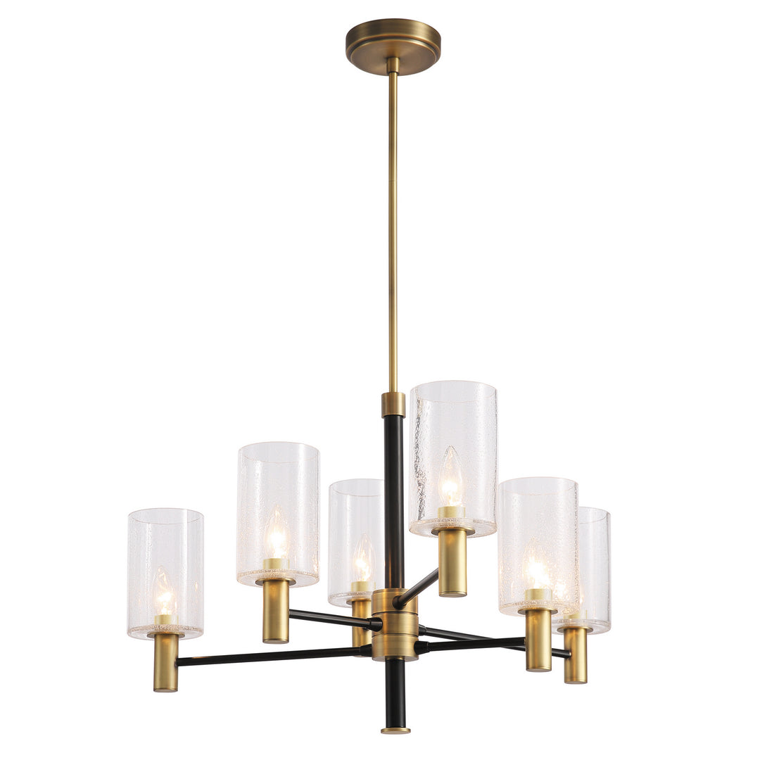 Kanova & Co. Varenna KCH0113-6ANB Chandelier Light - Rembrandt brass