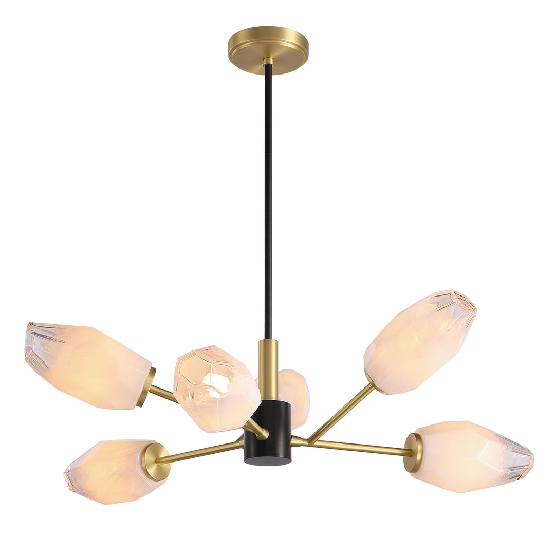 Kanova & Co. Glacier KCH0114-6NB Chandelier Light - Louise Brass