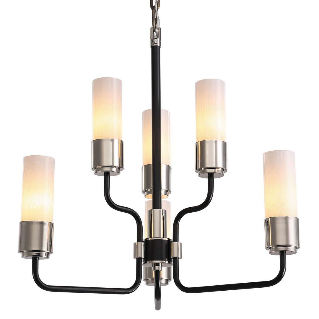 Kanova & Co. Albano KCH0119-6PN Chandelier Light - Polsihed Nickel