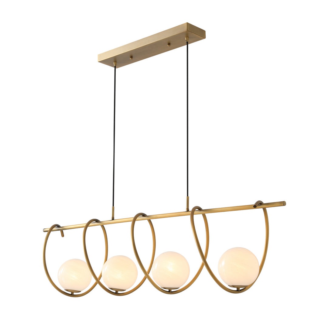 Kanova & Co. Gubbio KCH1107-4 Pendant Light - Rembrandt brass