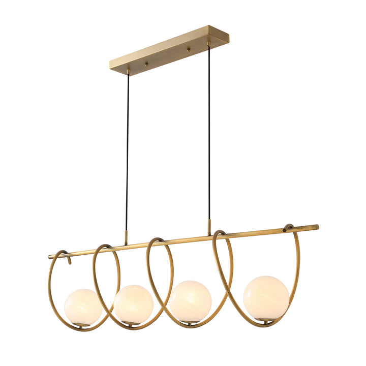 Kanova & Co. Gubbio KCH1107-4 Pendant Light - Rembrandt brass