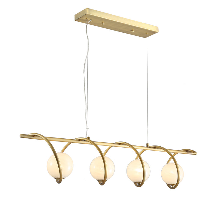 Kanova & Co. Gubbio KCH1107-4 Pendant Light - Rembrandt brass