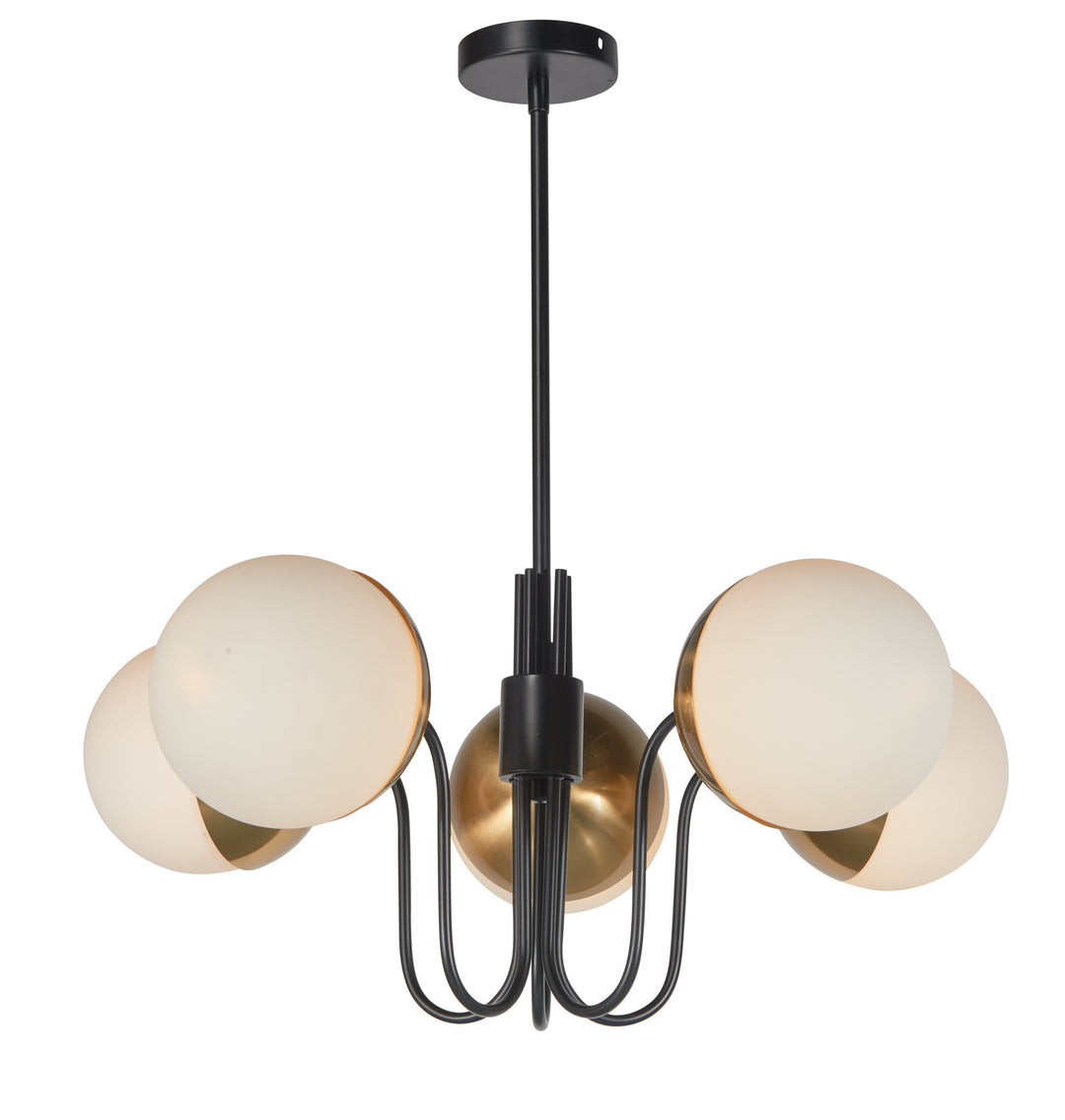 Kanova & Co. Brecia KCH1114-5 Chandelier Light - Beaufort Brass