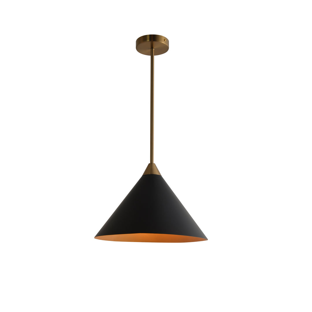 Kanova & Co. Paris KPN0124-1MB Pendant Light - Beaufort brass & matte black