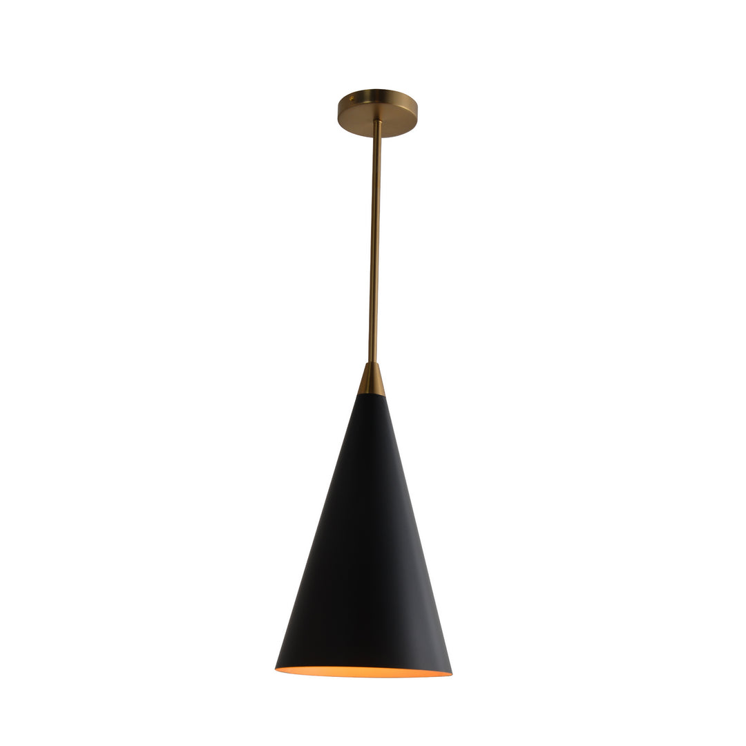 Kanova & Co. Orly KPN0125-1MB Pendant Light - Beaufort brass & matte black