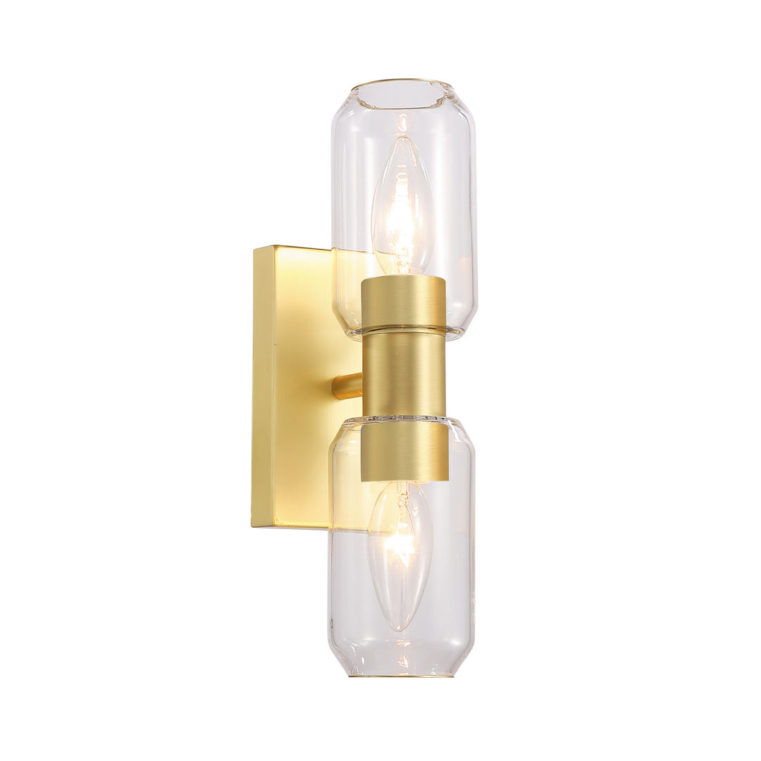 Kanova & Co. Manarola KWS0105-2NB Wall Light - Louise Brass