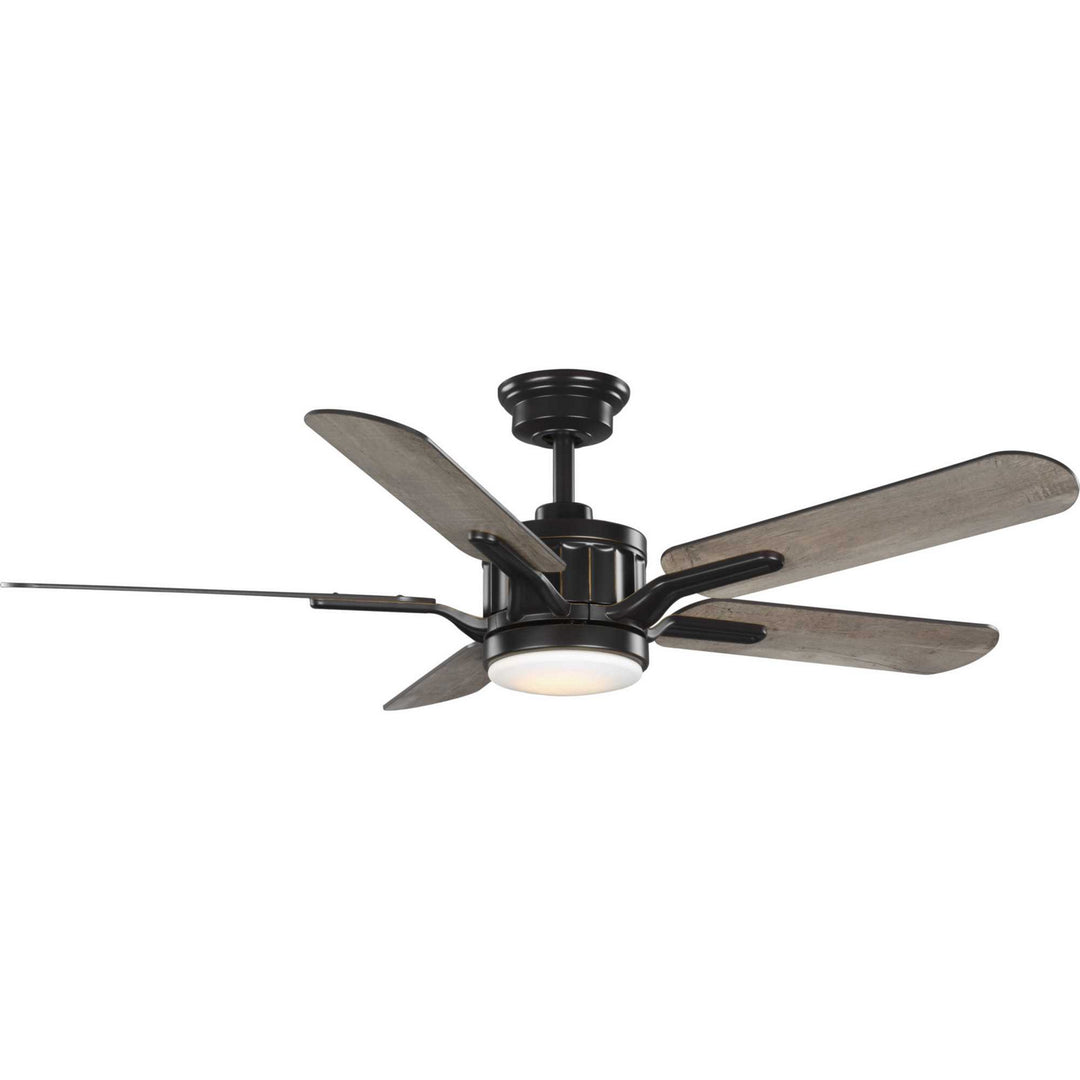 Progress Claret P250007-108-30 Ceiling Fan - Oil Rubbed Bronze, Antique Wood, Chestnut/