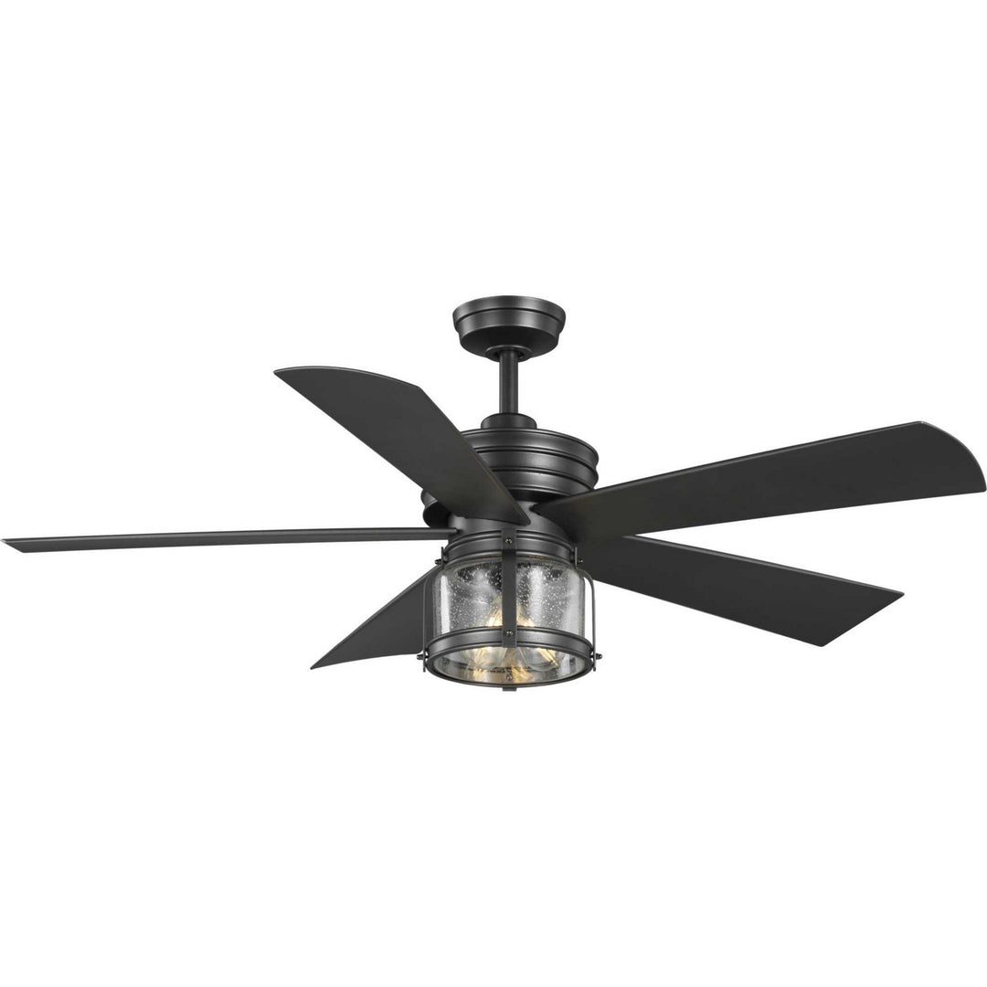 Progress Midvale P250011-171-WB Ceiling Fan - Blistered Iron, Blistered Iron/