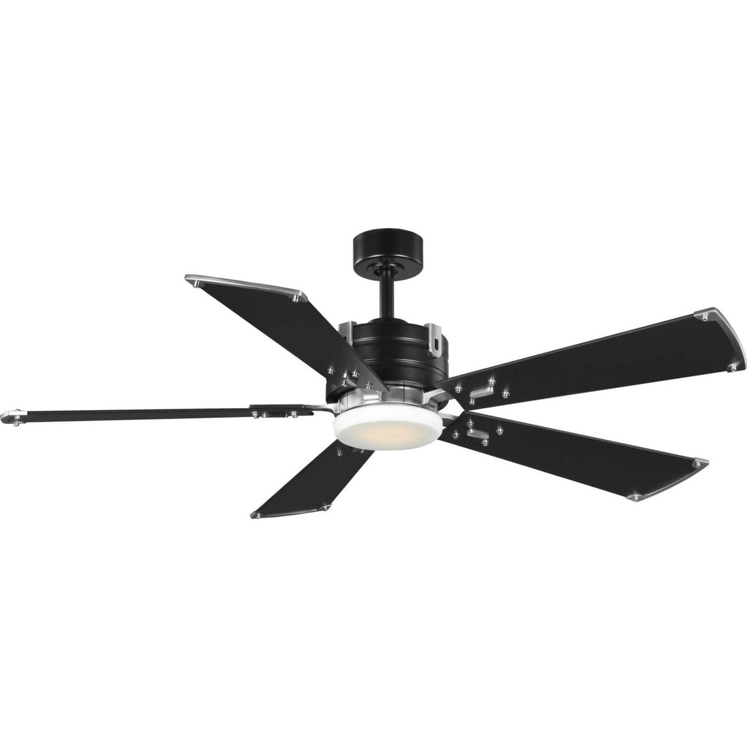 Progress Glenfalls P250021-031-30 Ceiling Fan - Black, Matte Black/