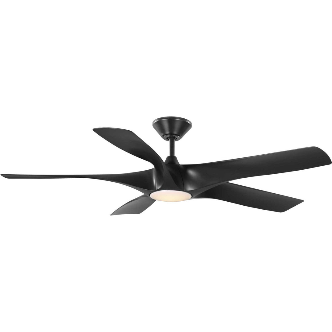 Progress Vernal P250059-031-30 Ceiling Fan - Black, Black/