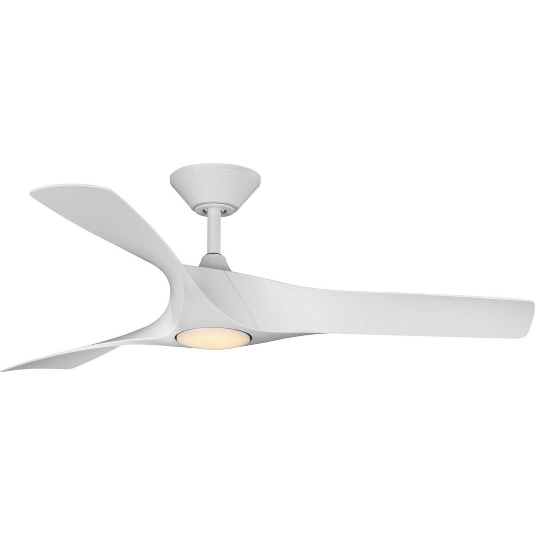 Progress Ryne P250060-028-30 Ceiling Fan - Satin White, Satin White/