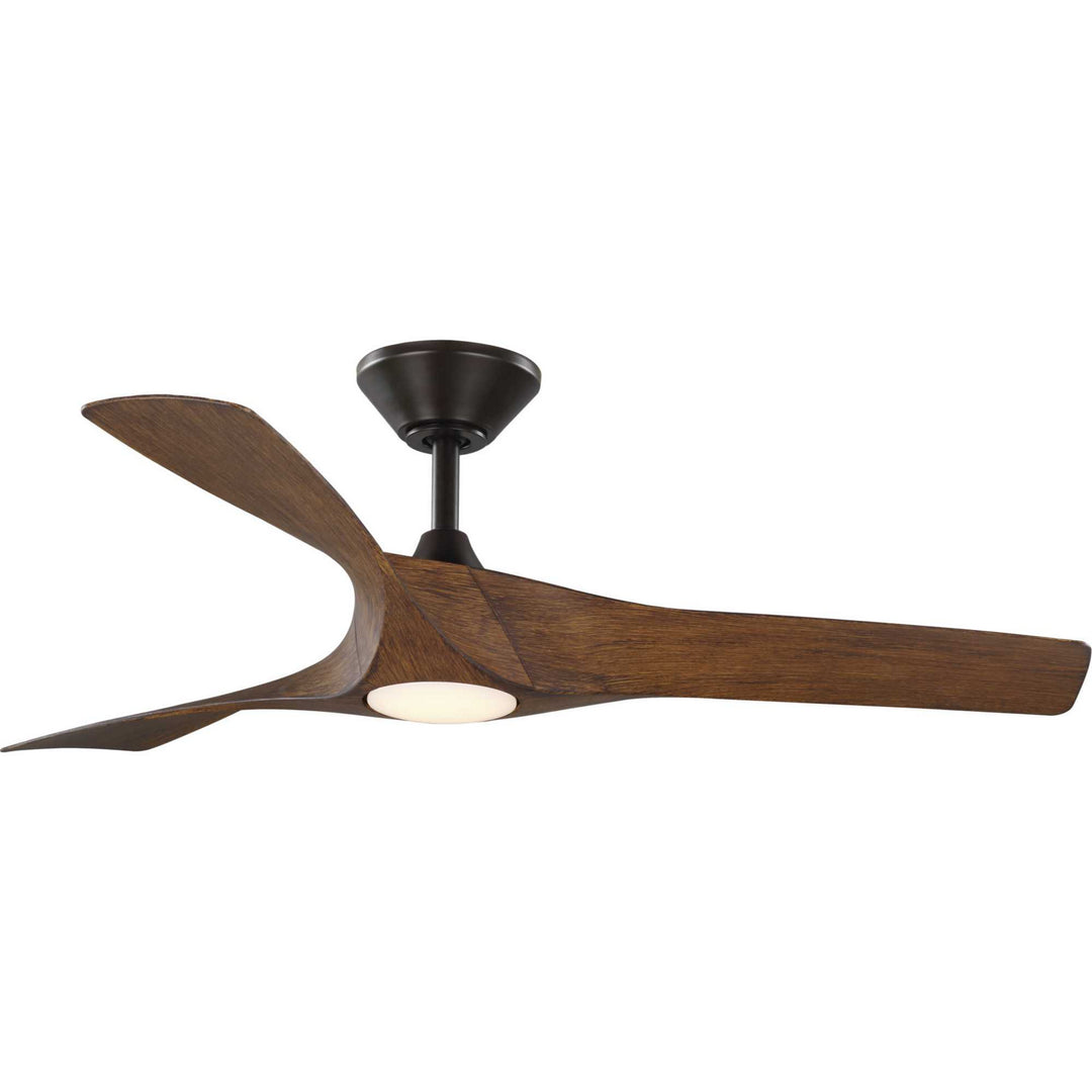 Progress Ryne P250060-179-30 Ceiling Fan - Koa Woodgrain, Woodgrain/