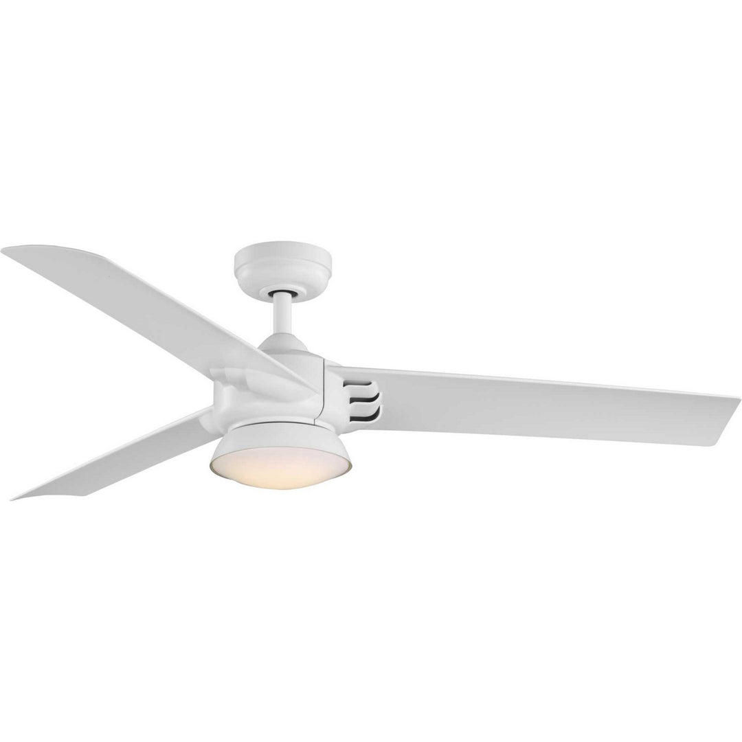 Progress Edwidge P250062-028-30 Ceiling Fan - Satin White, White/