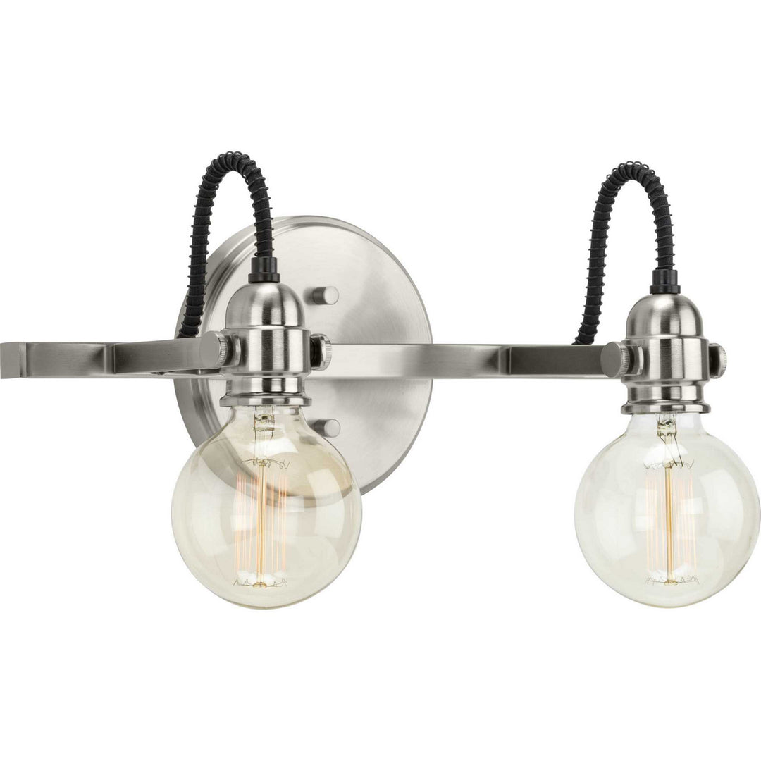 Progress Axle P300190-009 Bath Vanity Light 16 in. wide - Brushed Nickel
