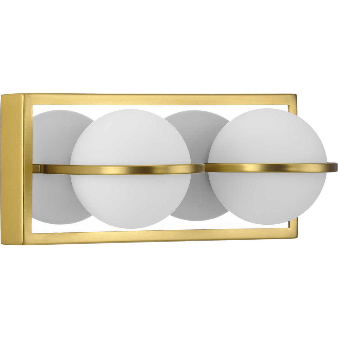 Progress Pearl LED P300311-012-30 Bath Vanity Light 13 in. wide - Satin Brass