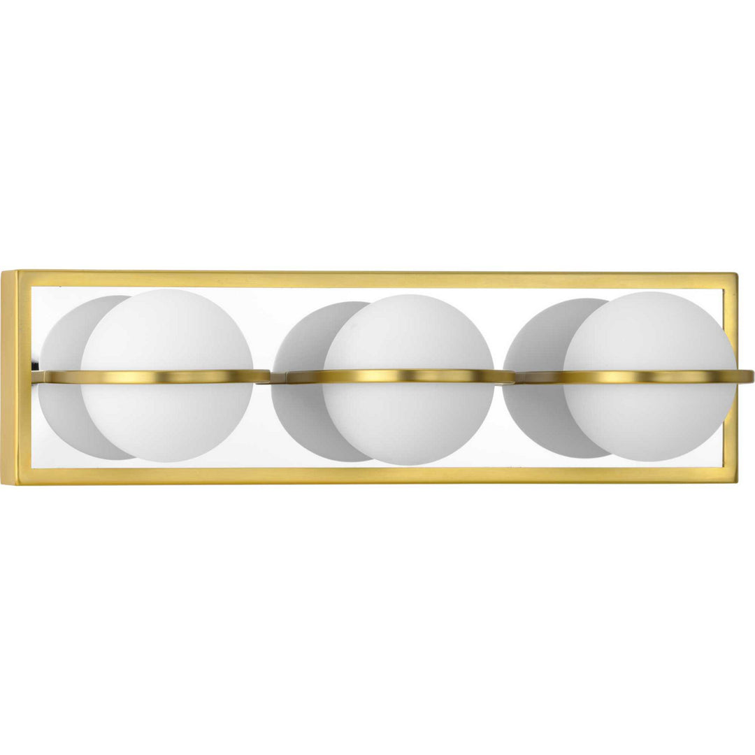 Progress Pearl Led P300312-012-30 Bath Vanity Light 18 in. wide - Satin Brass