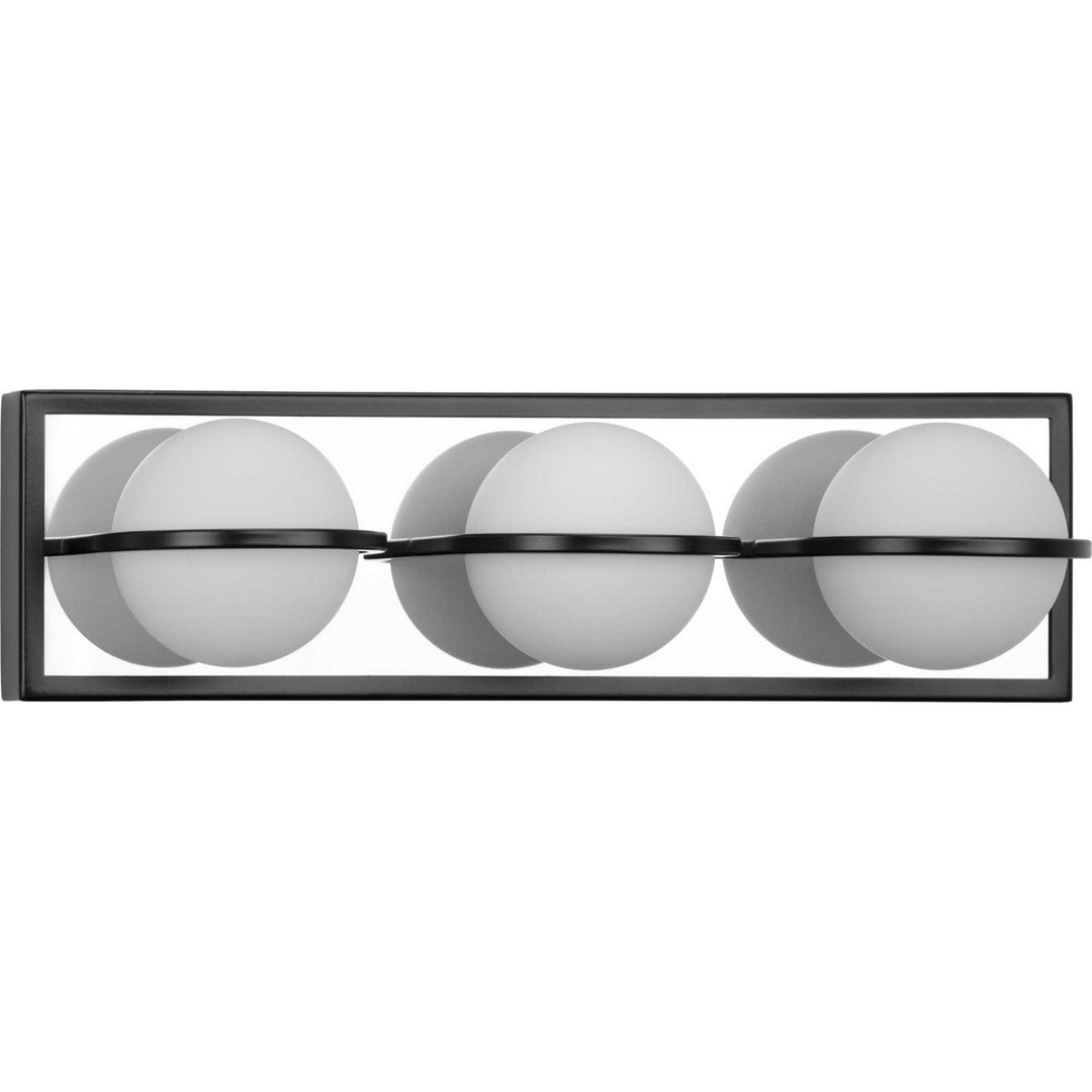 Progress Pearl Led P300312-031-30 Bath Vanity Light 18 in. wide - Matte Black