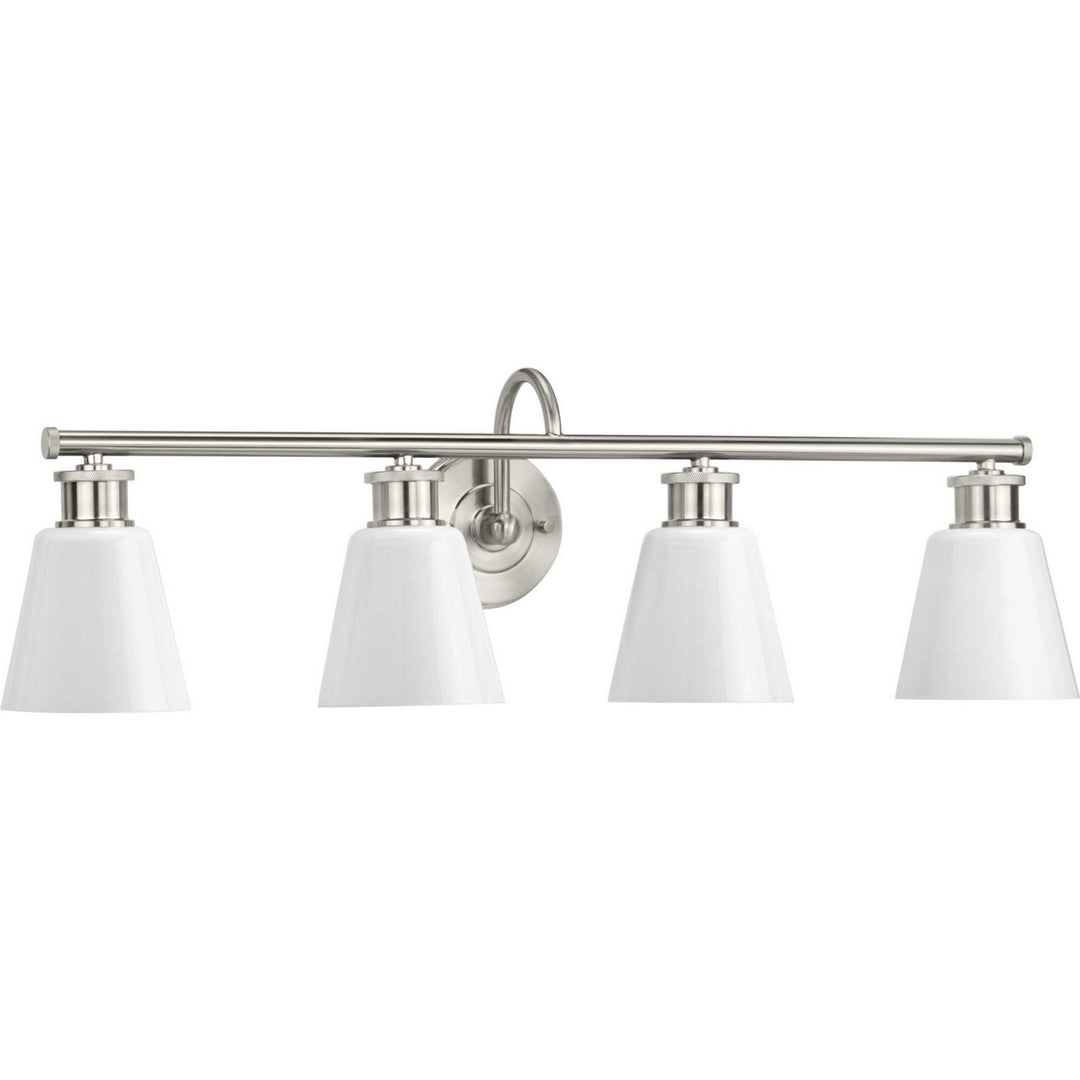 Progress Ashford P300317-009 Bath Vanity Light 34 in. wide - Brushed Nickel