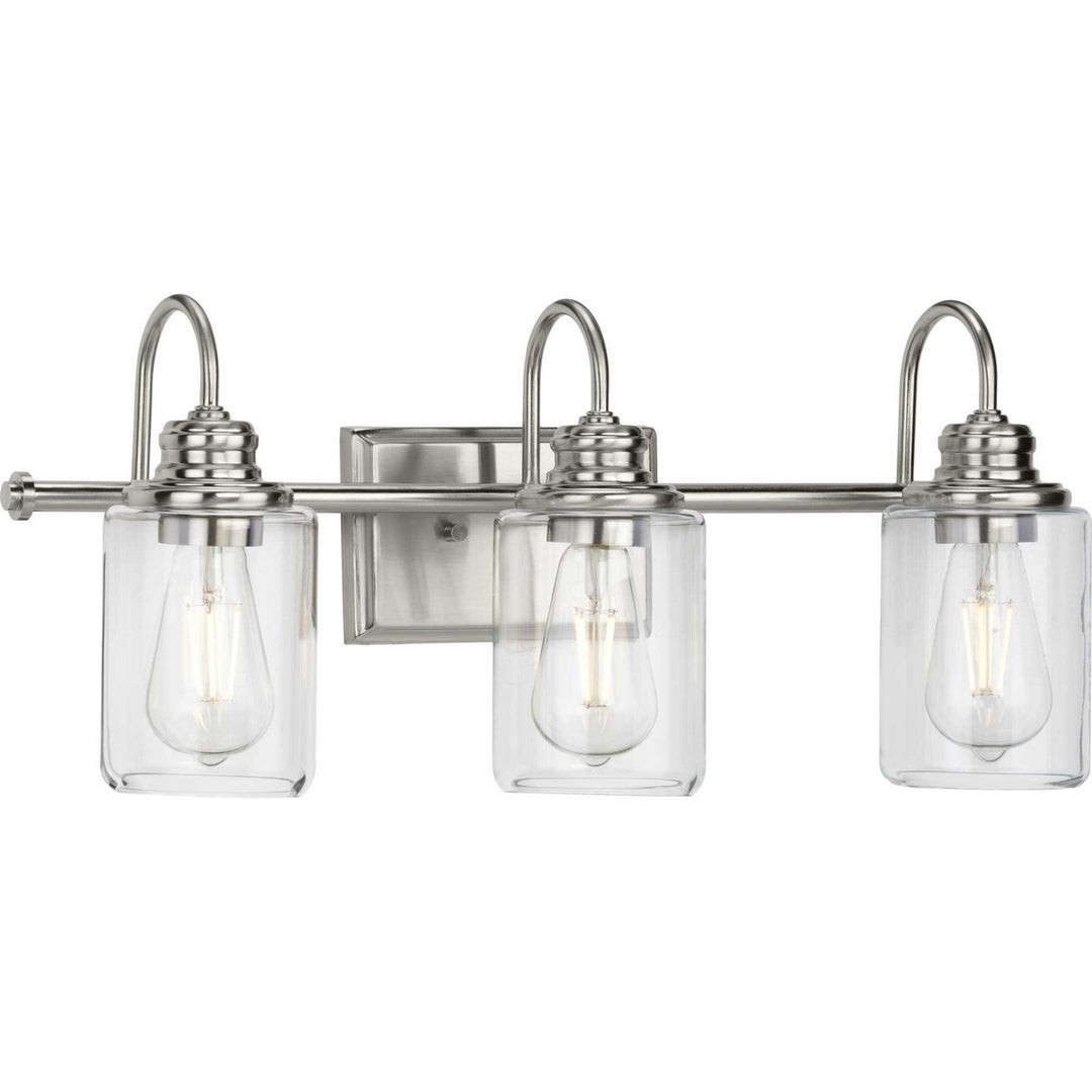 Progress Aiken P300322-009 Bath Vanity Light 24 in. wide - Brushed Nickel