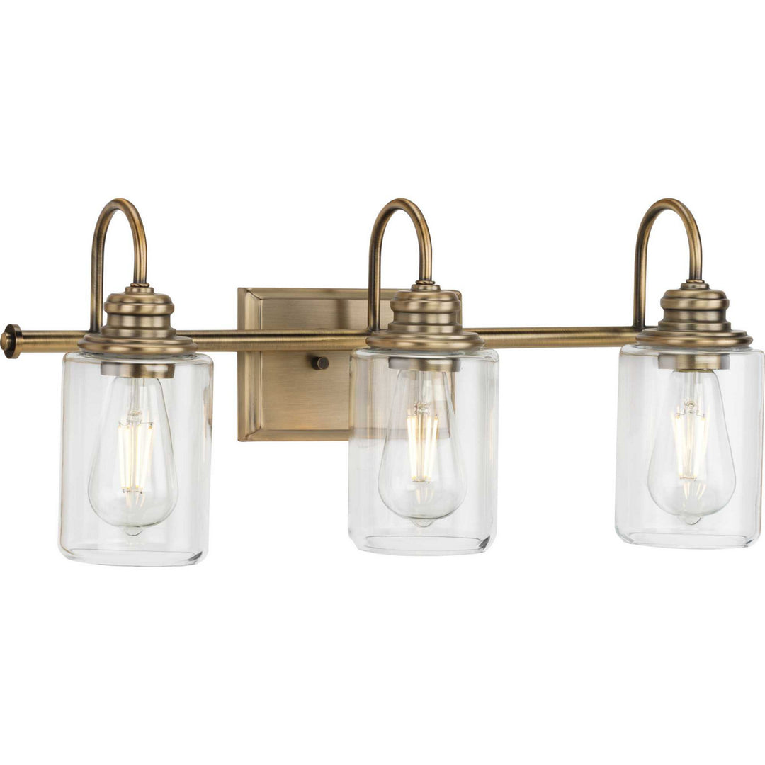 Progress Aiken P300322-163 Bath Vanity Light 24 in. wide - Vintage Brass