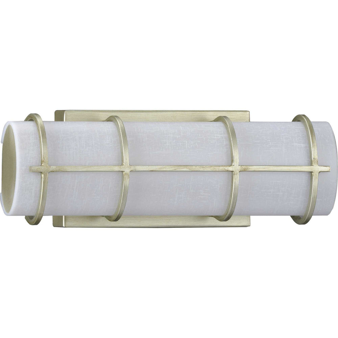 Progress Grid Led P300331-134-30 Bath Vanity Light 14 in. wide - Silver Ridge