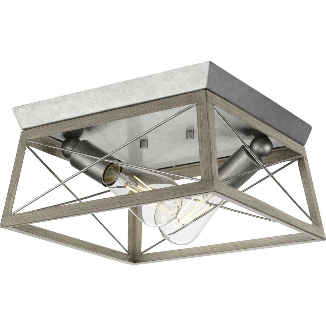 Progress Briarwood P350039-141 Ceiling Light - Galvanized Finish