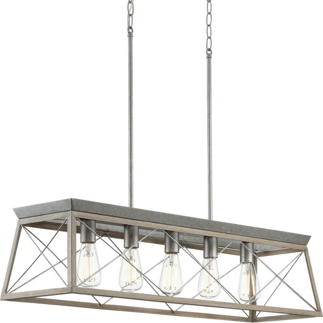 Progress Briarwood P400048-141 Pendant Light - Galvanized Finish