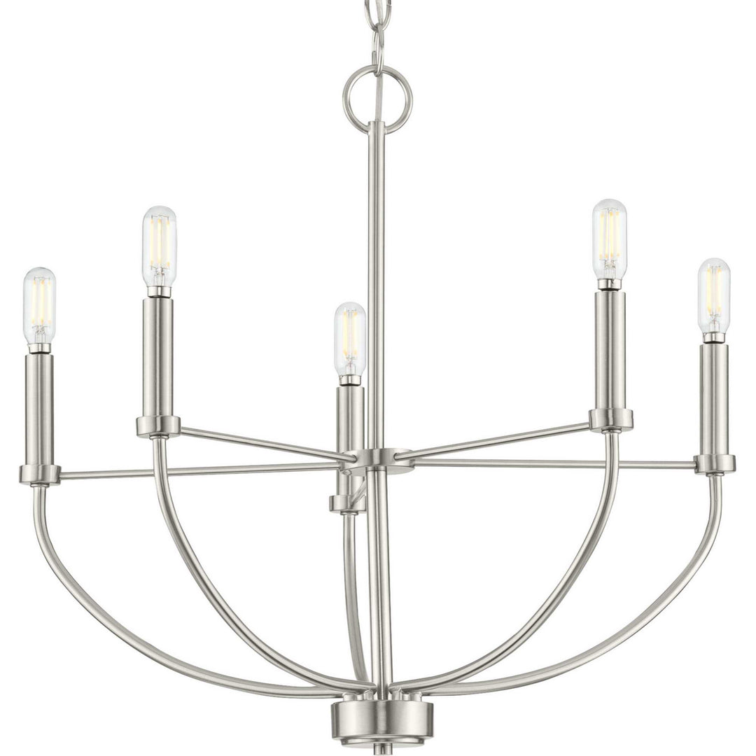 Progress Leyden P400202-009 Chandelier Light - Brushed Nickel