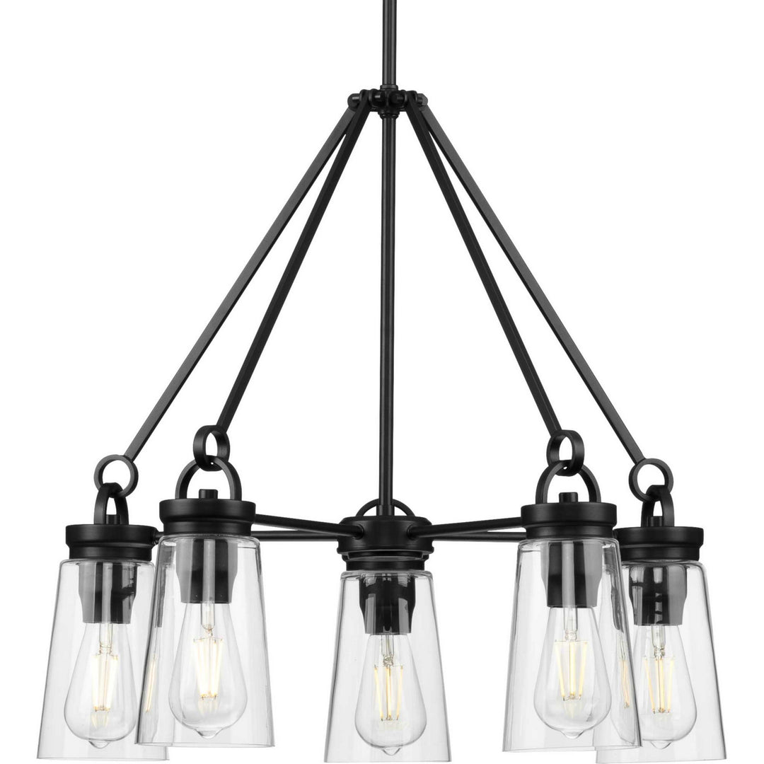 Progress Stockbrace P400243-031 Chandelier Light - Matte Black