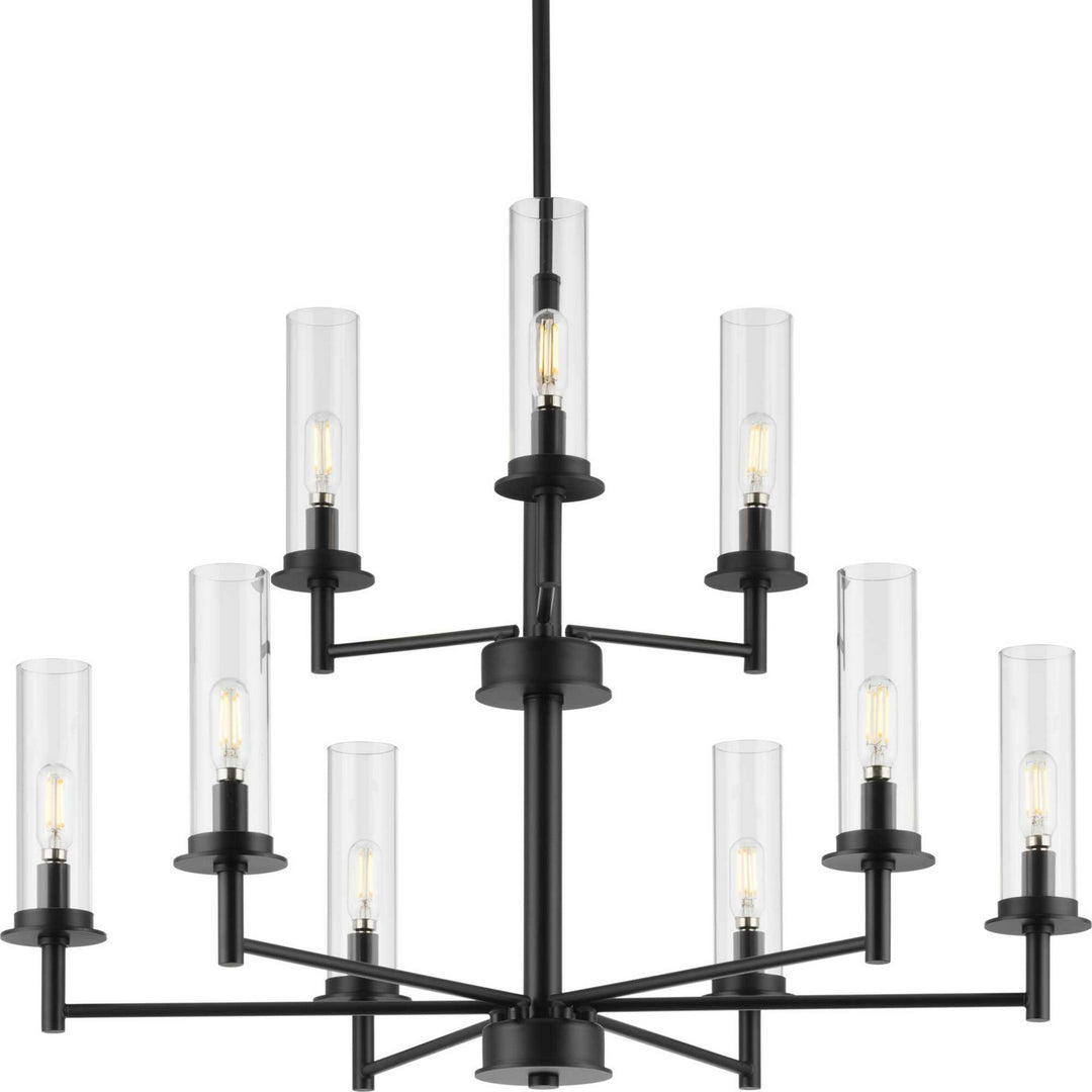 Progress Kellwyn P400252-031 Chandelier Light - Matte Black