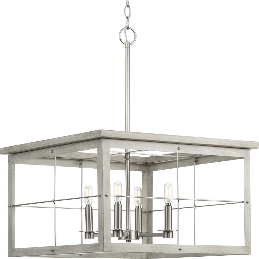 Progress Hedgerow P400253-009 Chandelier Light - Brushed Nickel