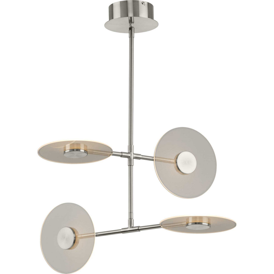 Progress Spoke LED P400255-009-30 Chandelier Light - Brushed Nickel