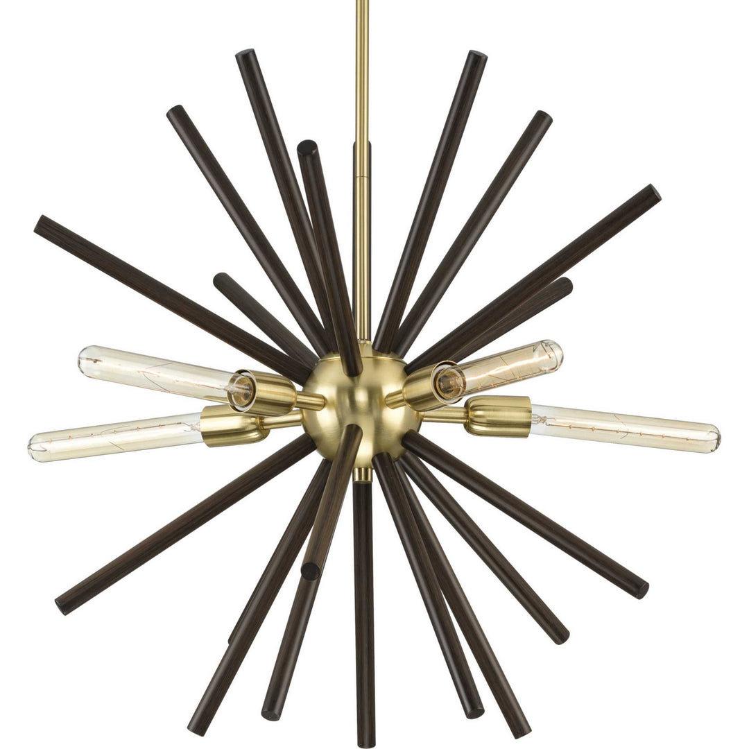 Progress Thorpe P400270-012 Chandelier Light - Satin Brass