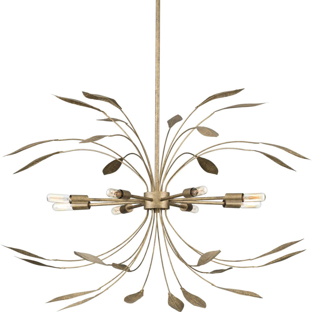 Progress Mariposa P500416-168 Chandelier Light - Antique Gold