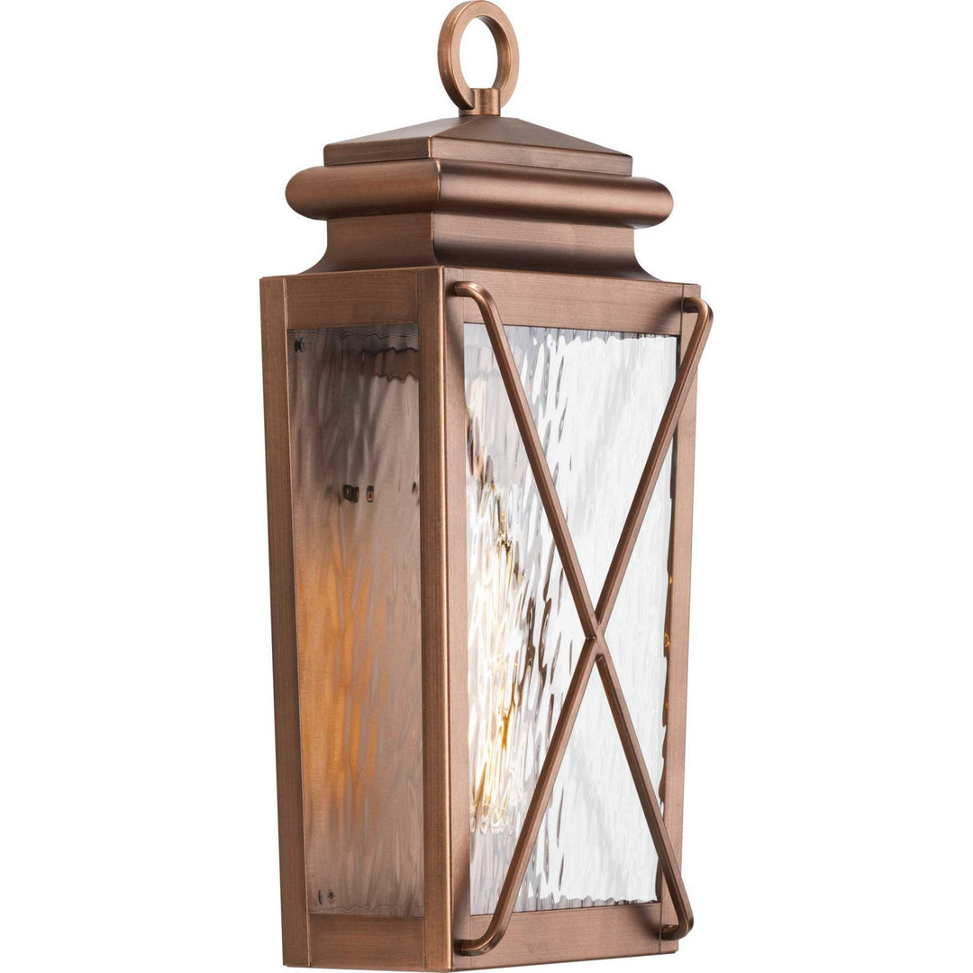 Progress Lighting P560261-169 Wakeford One Light Wall Lantern Outdoor Copper/Antique/Verde