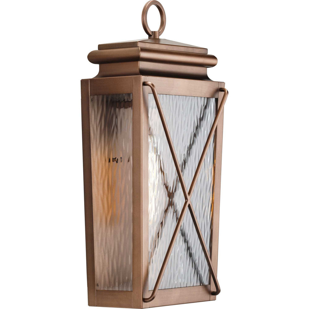 Progress Lighting P560262-169 Wakeford One Light Wall Lantern Outdoor Copper/Antique/Verde