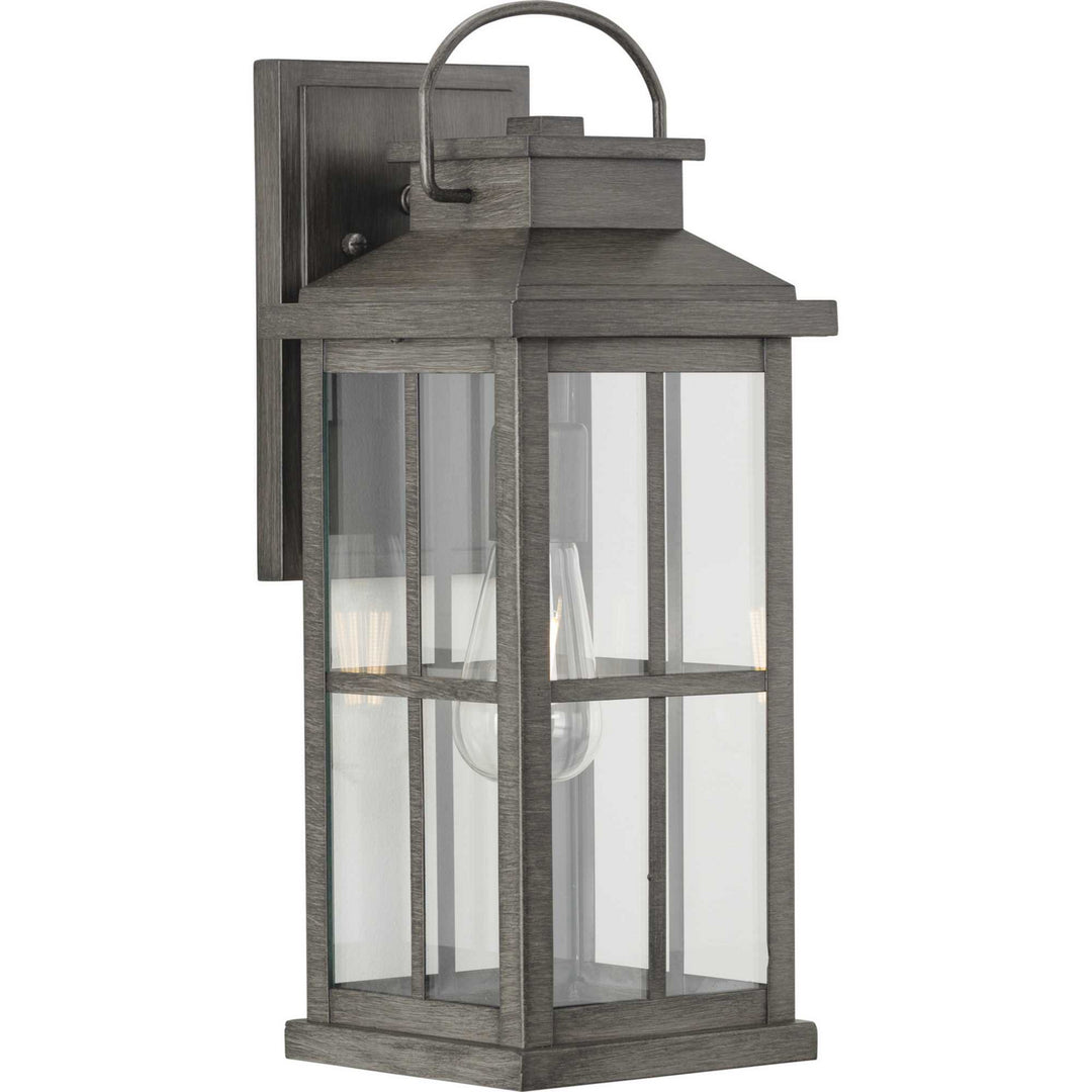 Progress Lighting P560266-103 Williamston One Light Wall Lantern Outdoor Pewter, Nickel, Silver