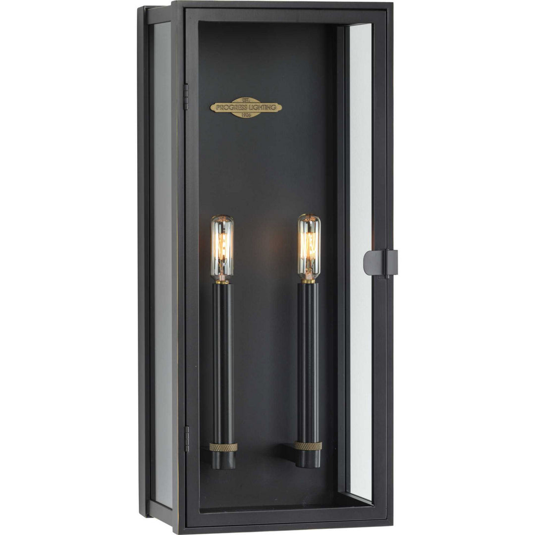 Progress Lighting P560269-108 Stature Two Light Wall Lantern Outdoor Bronze / Dark