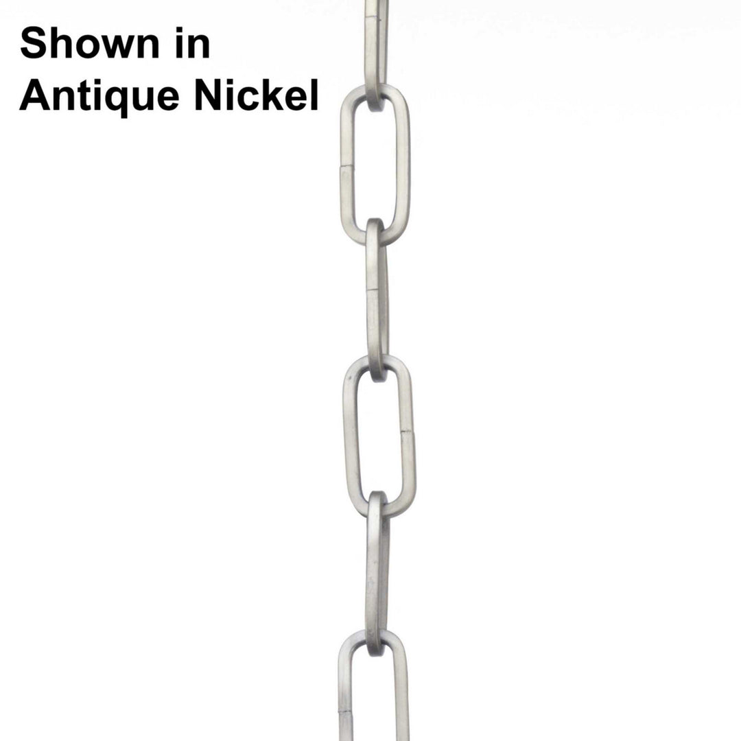 Progress Lighting P8755-09 Accessory Chain - Square Profile Chain Decor Pewter, Nickel, Silver