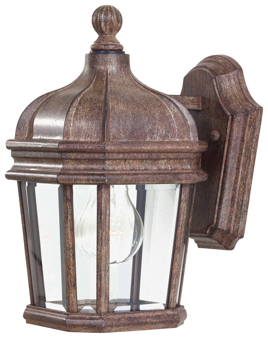 Minka-Lavery Lighting 8690-61 Harrison One Light Wall Mount Outdoor Bronze / Dark