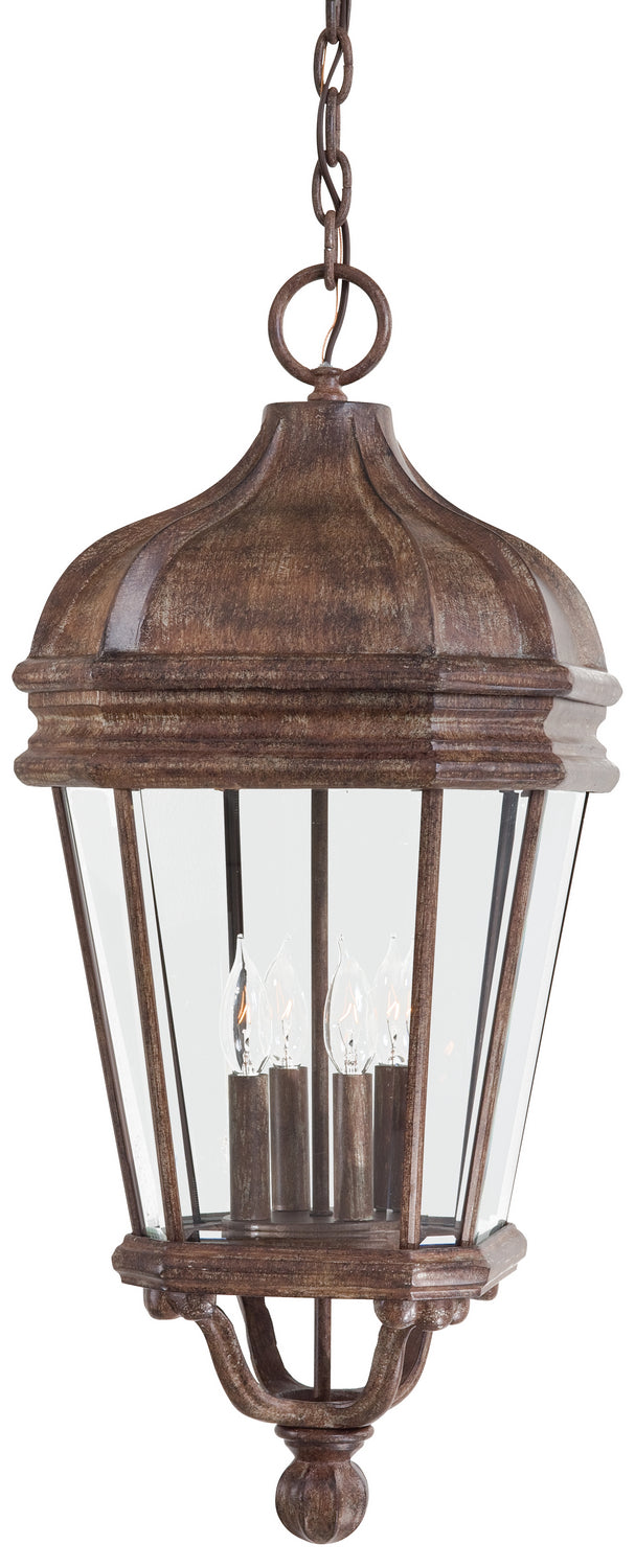 Minka-Lavery Lighting 8694-61 Harrison Four Light Chain Hung Outdoor Bronze / Dark